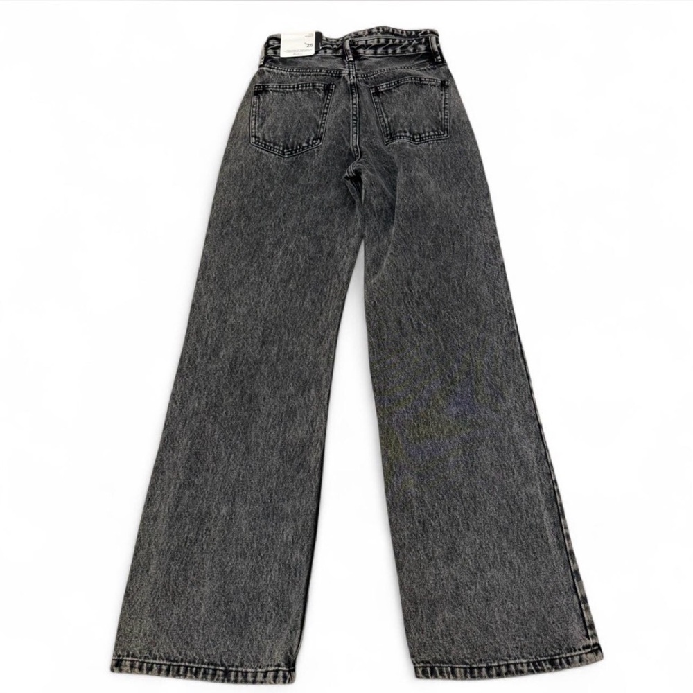 KanCan Raila 90’s Flare Wide Leg Acid Wash Jeans Womens 3/25 Baggy Grunge Skater - Picture 5 of 8